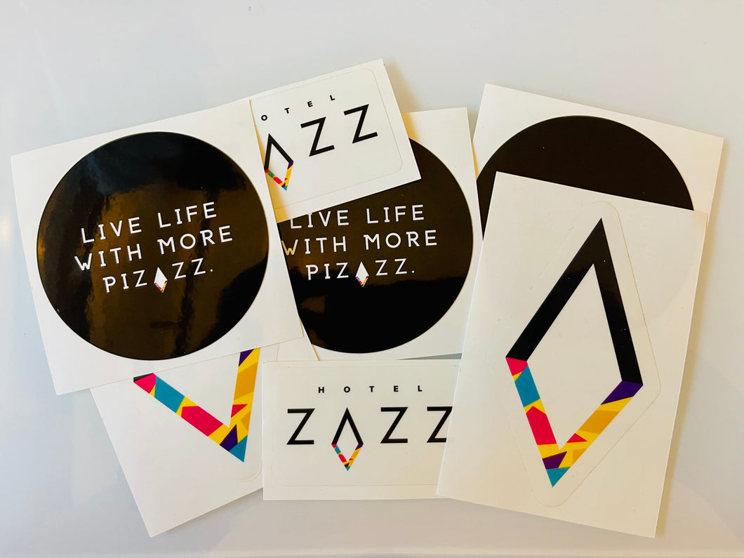 Hotel ZAZZ Stickers